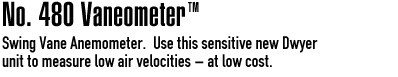 No. 480 Vaneometer�